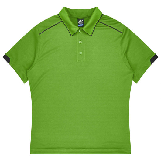 Hamilton Mens Polos Kawa Green Black